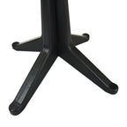 Sodo stalas, antracito spalvos, 70cm, plastikas