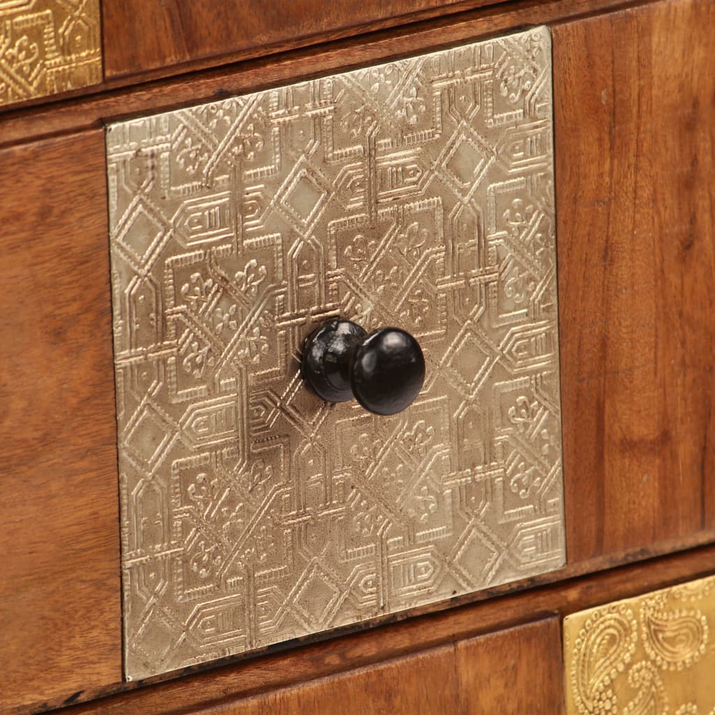 Komoda su stalčiais, 60x30x75cm, akacijos medienos masyvas