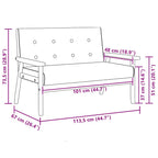 Dvivietė sofa, juodos spalvos, dirbtinė oda