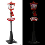Kalėdinis gatvės šviestuvas su Kalėdų seneliu, 180 cm, LED
