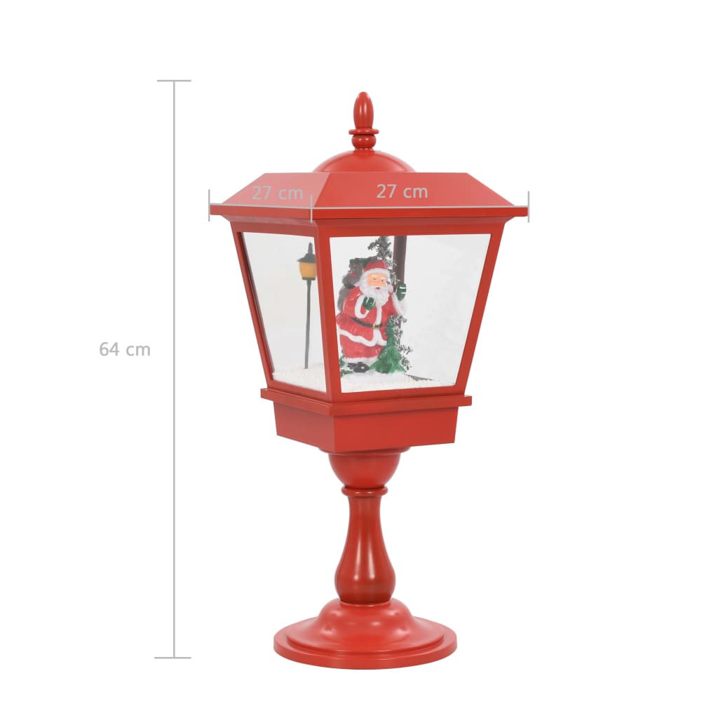 Pastatomas kalėdinis šviestuvas su Kalėdų Seneliu, 64 cm, LED