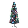 Apšviesta Kalėdų eglutė su stovu ir LED, 240cm, optinis pluoštas