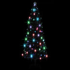 Apšviesta Kalėdų eglutė su stovu ir LED, 240cm, optinis pluoštas