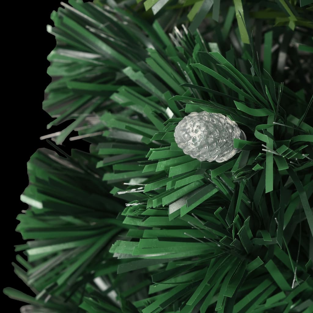 Apšviesta Kalėdų eglutė su stovu ir LED, 180cm, optinis pluoštas