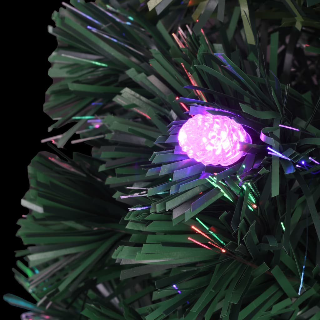 Apšviesta Kalėdų eglutė su stovu ir LED, 180cm, optinis pluoštas