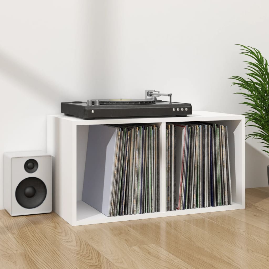 Dėžė vinilinėms plokštelėms, 71x34x36cm,mediena
