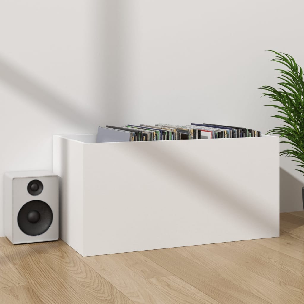 Dėžė vinilinėms plokštelėms, 71x34x36cm,mediena