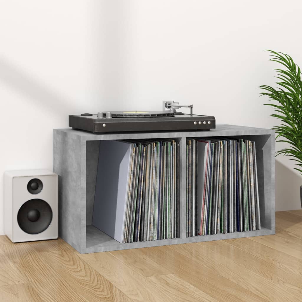 Dėžė vinilinėms plokštelėms, 71x34x36cm,mediena