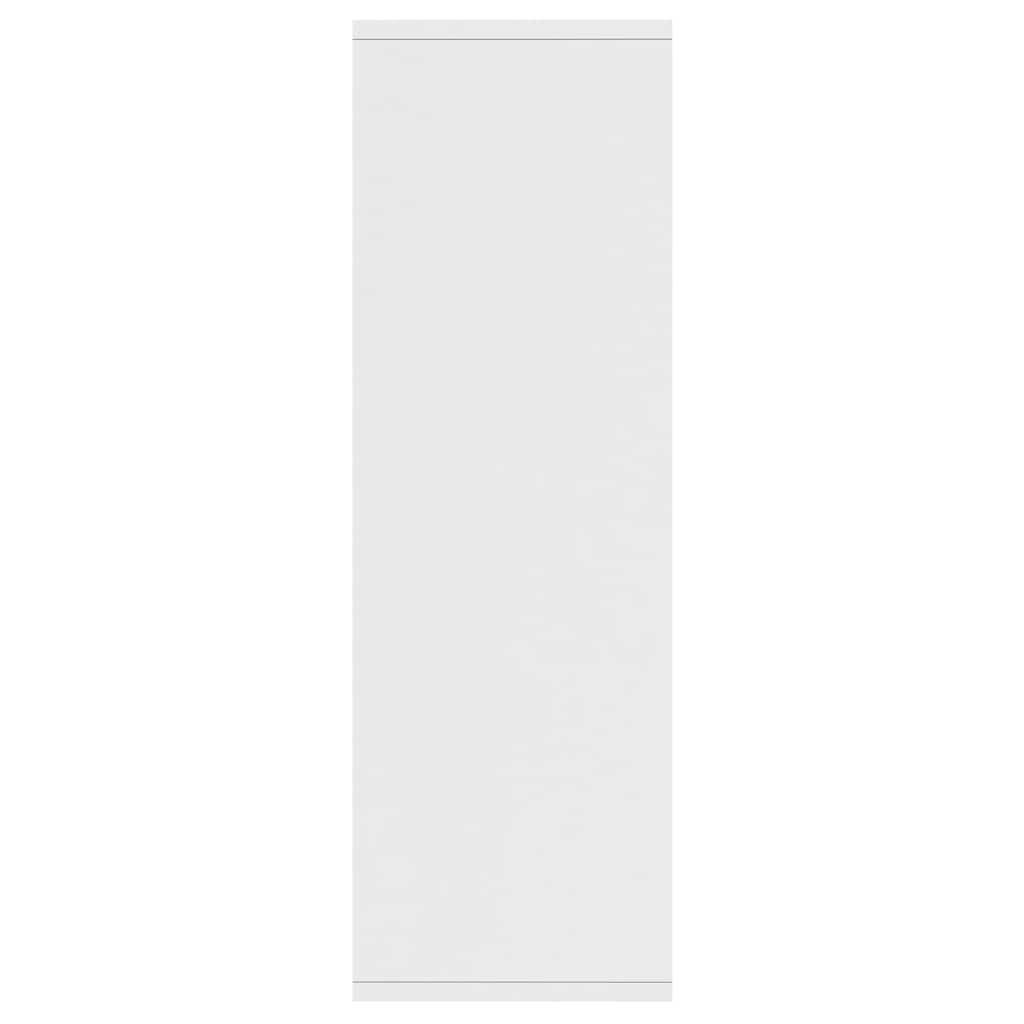 Knygų/šoninė spintelė, balta, 50x25x80cm, apdirbta mediena