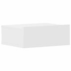Naktiniai staliukai, 2vnt., balti, 40x30x15cm, apdirbta mediena