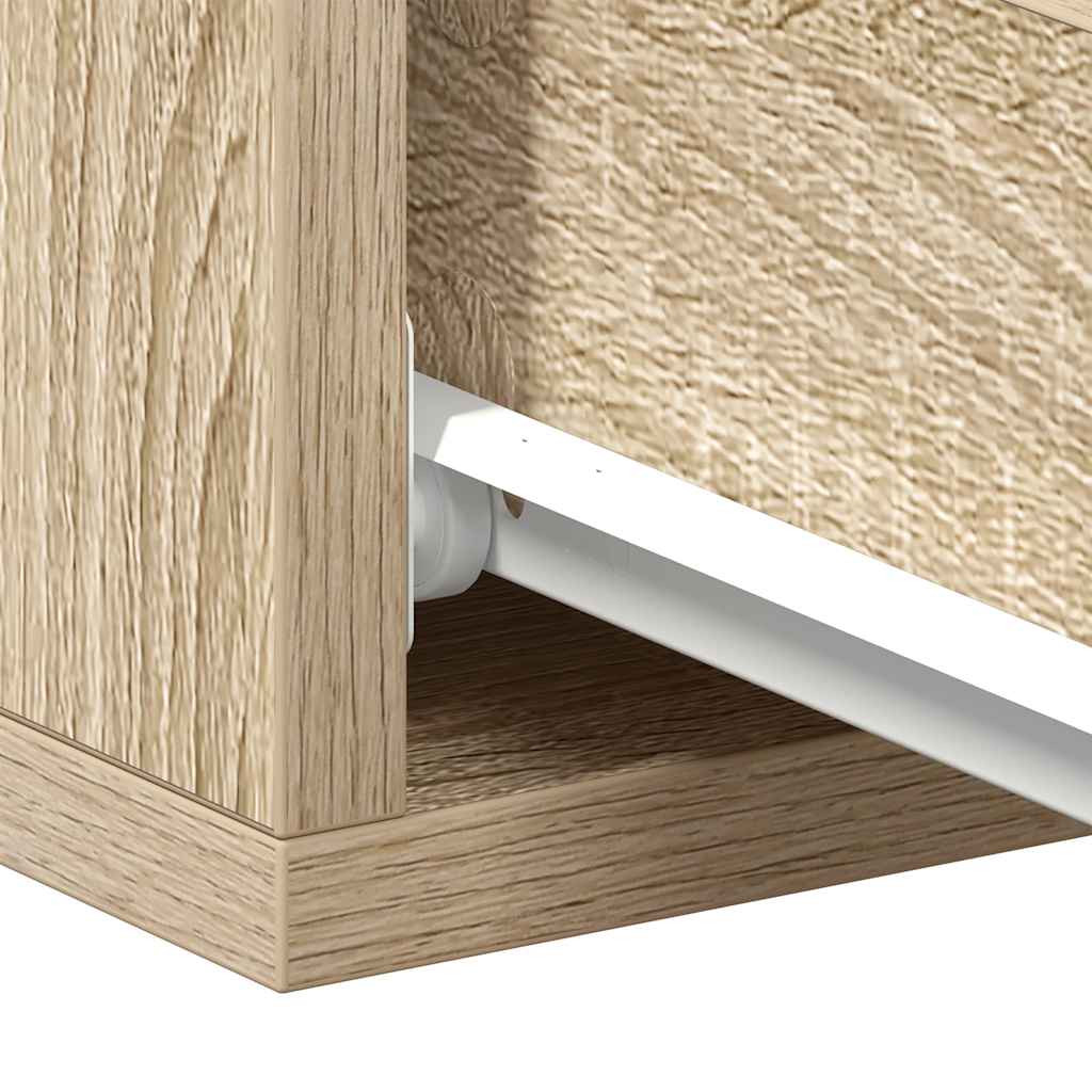 Pakabinamas naktinis staliukas, ąžuolo, 40x30x15cm, mediena