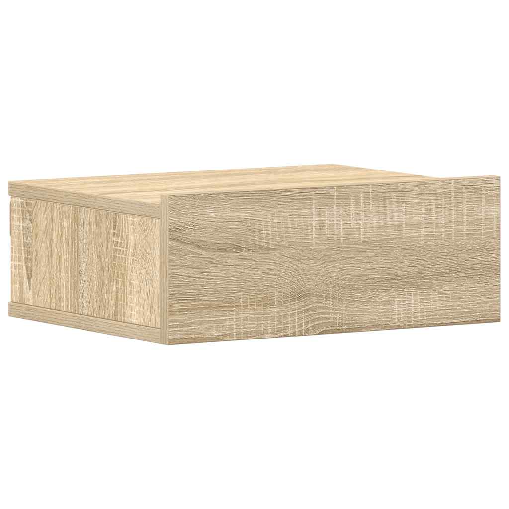 Naktiniai staliukai, 2vnt., ąžuolo, 40x30x15cm, mediena