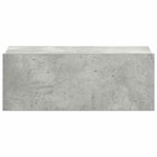 Pakabinamas naktinis staliukas, betono, 40x30x15cm, mediena