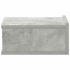 Pakabinamas naktinis staliukas, betono, 40x30x15cm, mediena