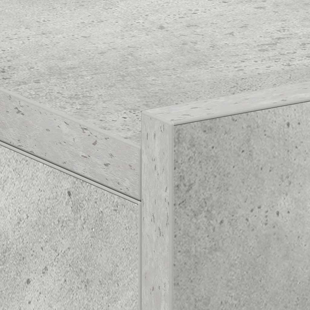 Pakabinamas naktinis staliukas, betono, 40x30x15cm, mediena