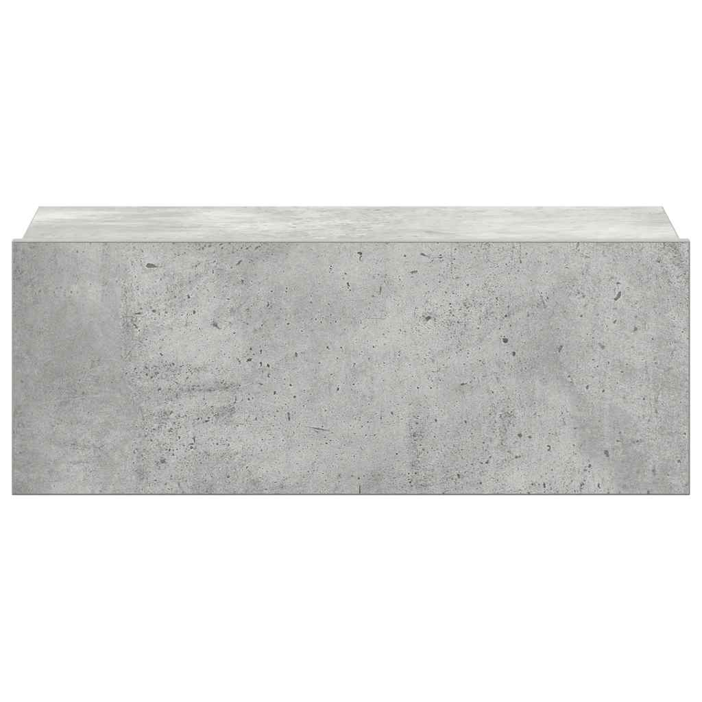 Naktiniai staliukai, 2vnt., betono, 40x30x15cm, mediena