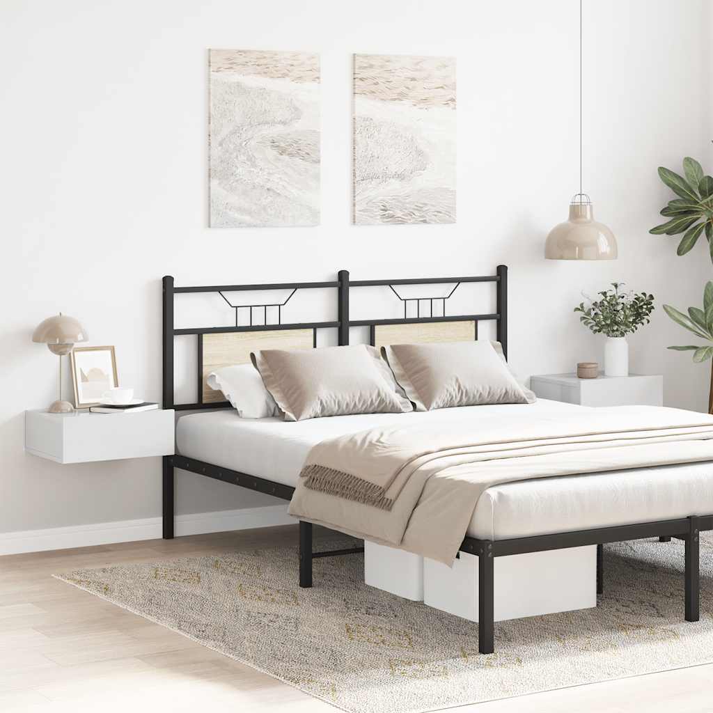 Naktiniai staliukai, 2vnt., balti, 40x30x15cm, apdirbta mediena