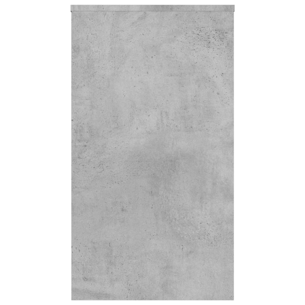 Rašomasis stalas, betono pilkas, 90x40x72cm, apdirbta mediena