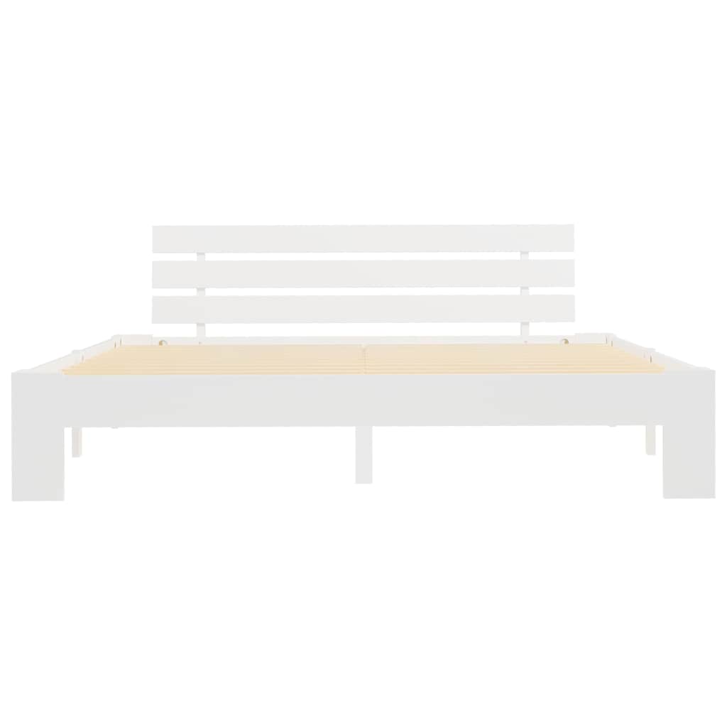 Lovos rėmas su galvūgaliu, baltas, 180x200cm, pušis