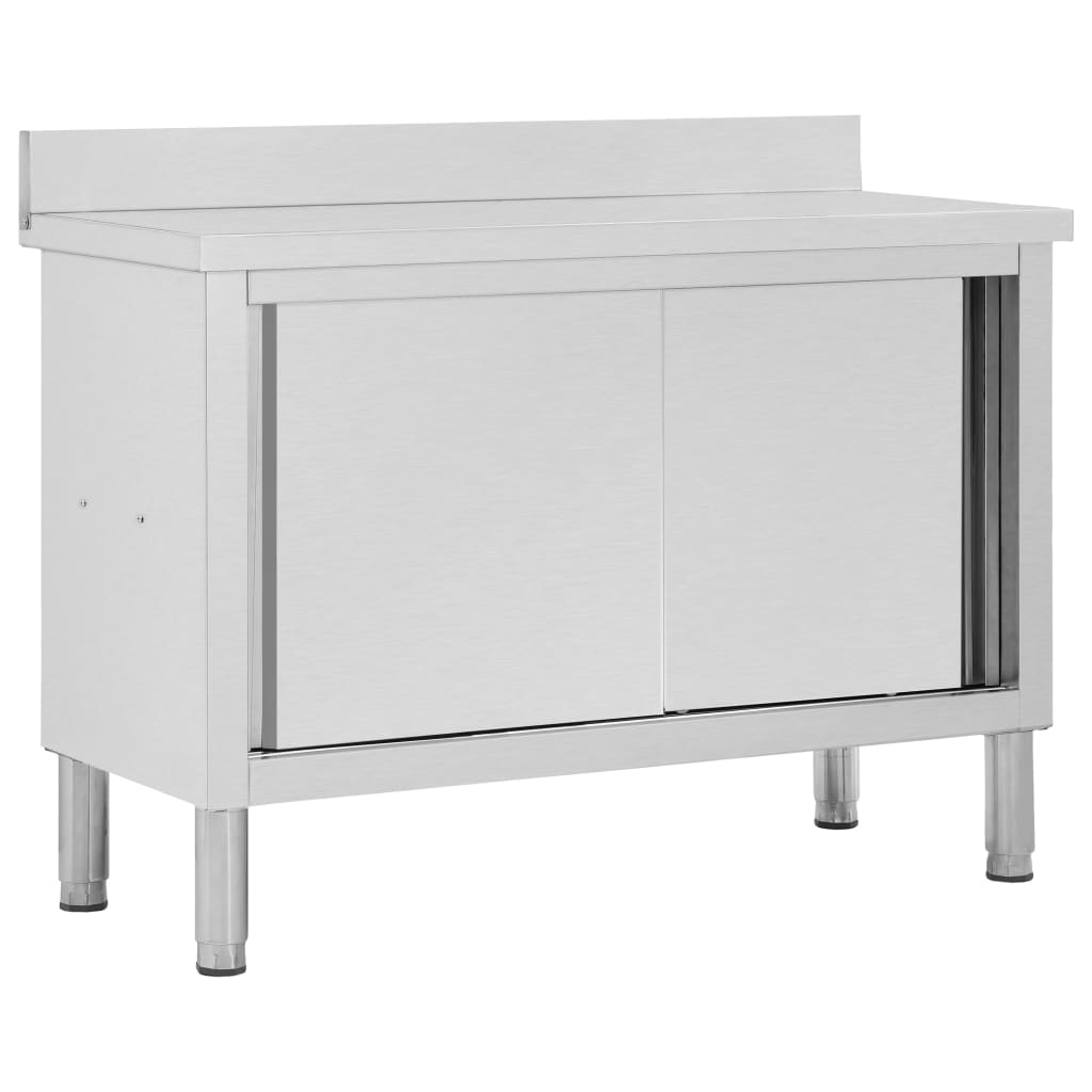 Darbo stalas su durimis, 100x50x(95-97)cm, plienas