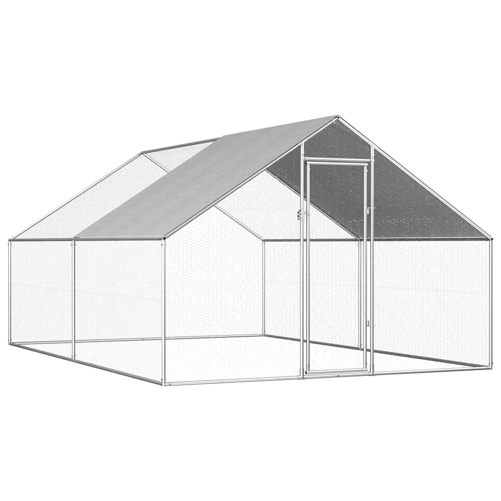 Lauko narvas viščiukams, 2,75x2x1,92m, galvanizuotas plienas