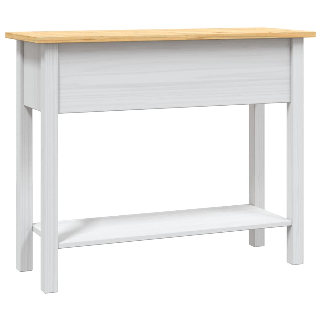 Konsolinis staliukas, baltas, 90x34,5x73cm, meksikinė pušis