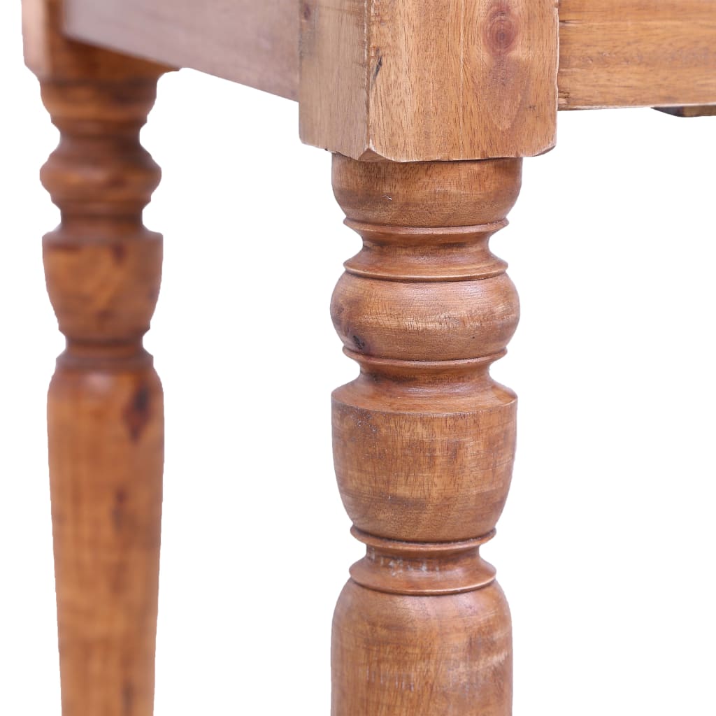 Stalas su stalčiais, 117x57x75cm, raudonmedžio medienos masyvas