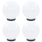 LED lempos, rutulio formos, 4vnt., sferinės, 20cm, PMMA