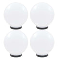 LED lempos, rutulio formos, 4vnt., sferinės, 25cm, PMMA