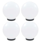 LED lempos, rutulio formos, 4vnt., sferinės, 25cm, PMMA