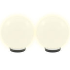 LED lempos, rutulio formos, 4vnt., sferinės, 25cm, PMMA