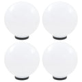 LED lempos, rutulio formos, 4vnt., sferinės, 30cm, PMMA