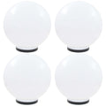 LED lempos, rutulio formos, 4vnt., sferinės, 40cm, PMMA