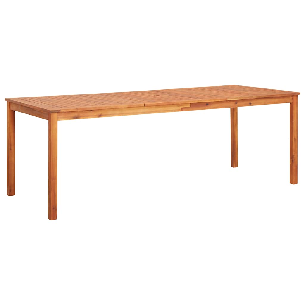 Sodo stalas, 88x88x74cm, akacijos medienos masyvas