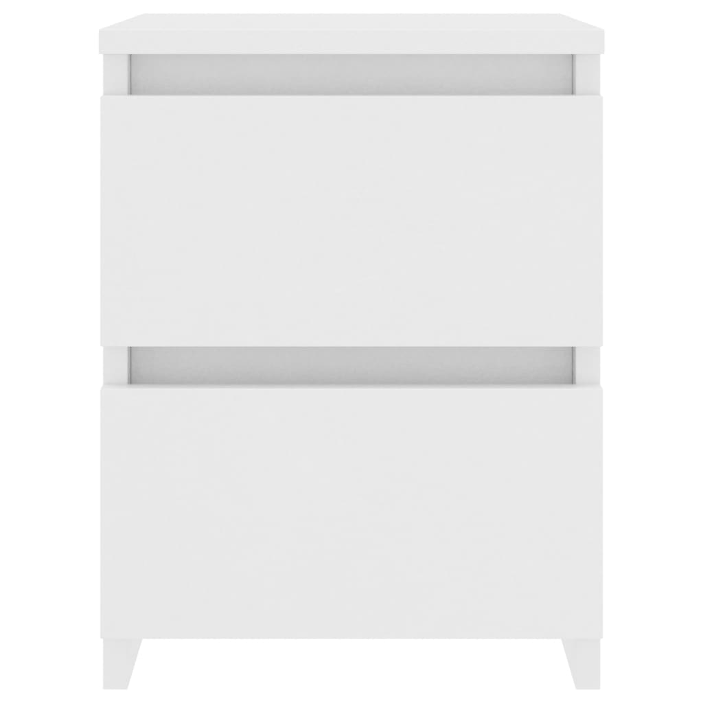 Naktinė spintelė, baltos spalvos, 30x30x40cm, apdirbta mediena