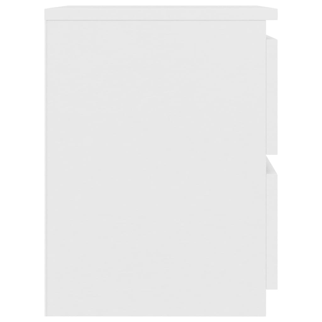 Naktinė spintelė, baltos spalvos, 30x30x40cm, apdirbta mediena