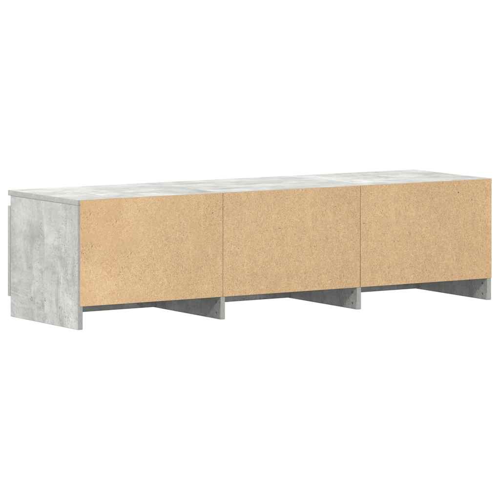 Televizoriaus spintelė, betono, 140x40x35,5cm, apdirbta mediena