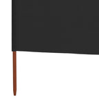 Uždanga nuo vėjo, antracito, 400x160cm, audinys, 3 plokštės
