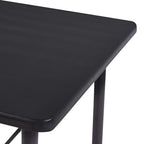 Baro stalas, juodos spalvos, 120x60x110cm, MDF