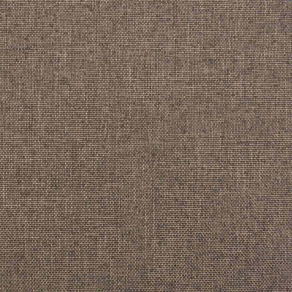 Lovos rėmas su daiktadėže, taupe spalvos, 140x200cm, audinys