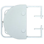 Pakabinamas balkono stalas, baltas, 60x64x83,5cm, plastikas