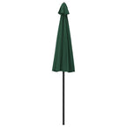 Lauko skėtis nuo saulės su aliuminio stulpu, žalias, 270cm