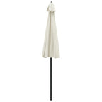 Lauko skėtis nuo saulės su aliuminio stulpu, smėlio, 270cm