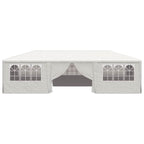 Proginė palapinė su šoninėmis sienomis, balta, 4x9m, 90g/m²