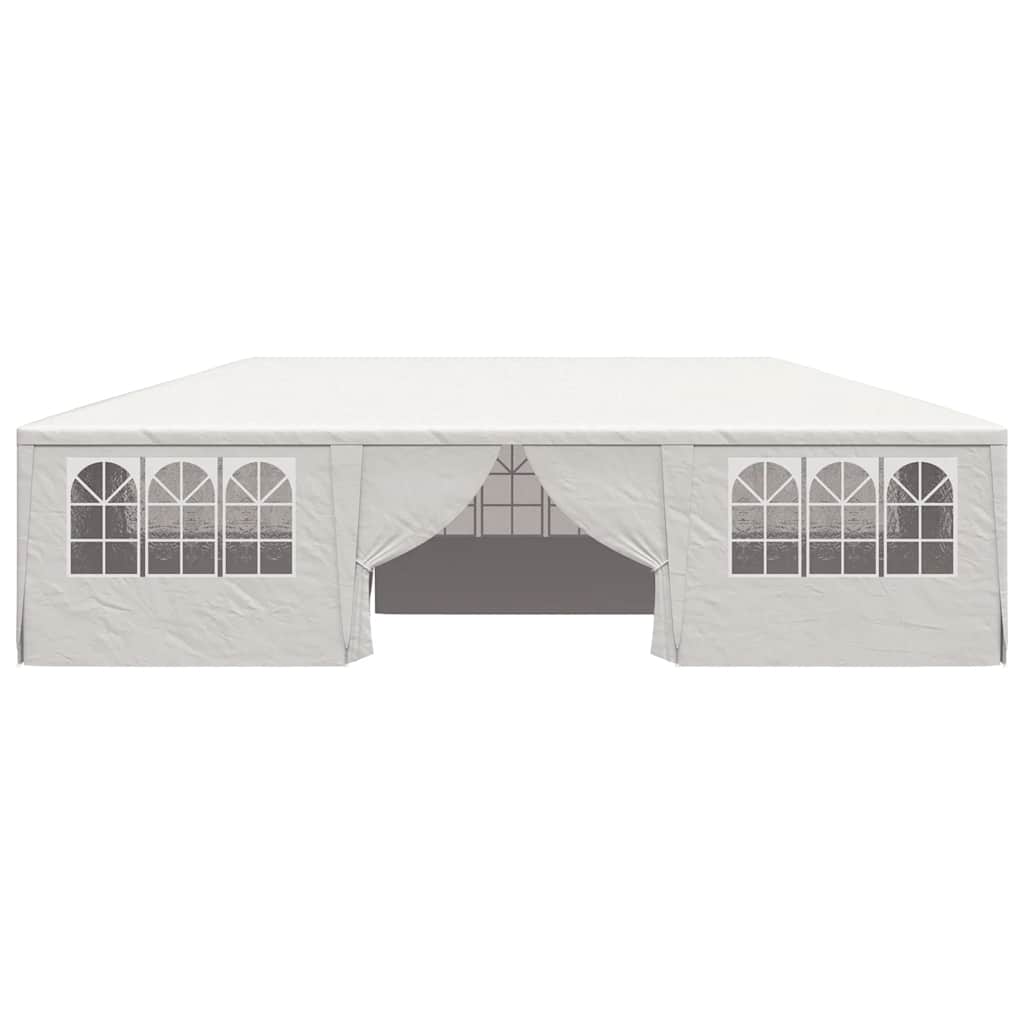 Proginė palapinė su šoninėmis sienomis, balta, 4x9m, 90g/m²