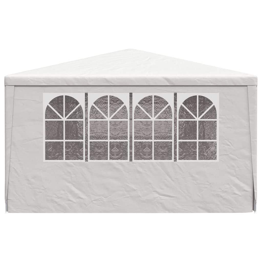 Proginė palapinė su šoninėmis sienomis, balta, 4x9m, 90g/m²