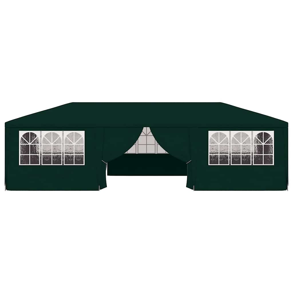 Proginė palapinė su šoninėmis sienomis, žalia, 4x9m, 90g/m²