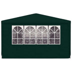 Proginė palapinė su šoninėmis sienomis, žalia, 4x9m, 90g/m²