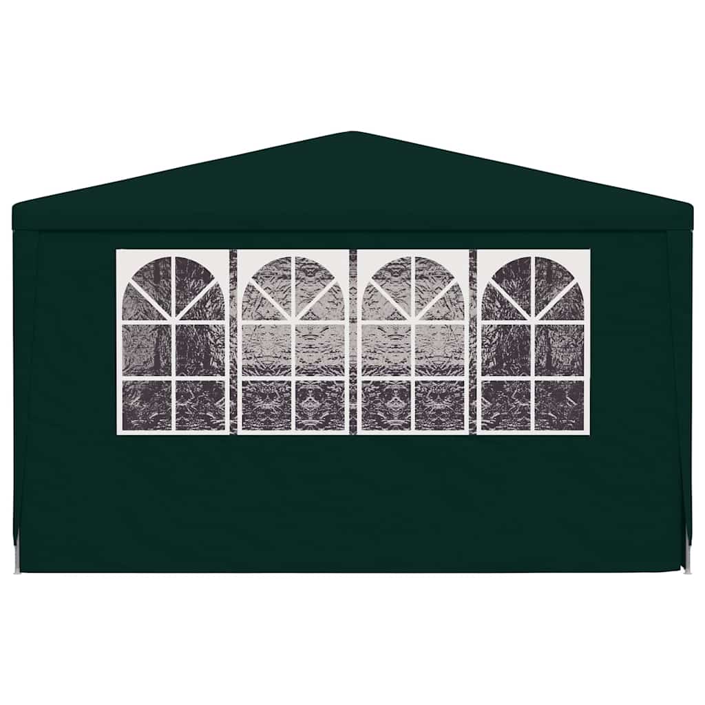 Proginė palapinė su šoninėmis sienomis, žalia, 4x9m, 90g/m²