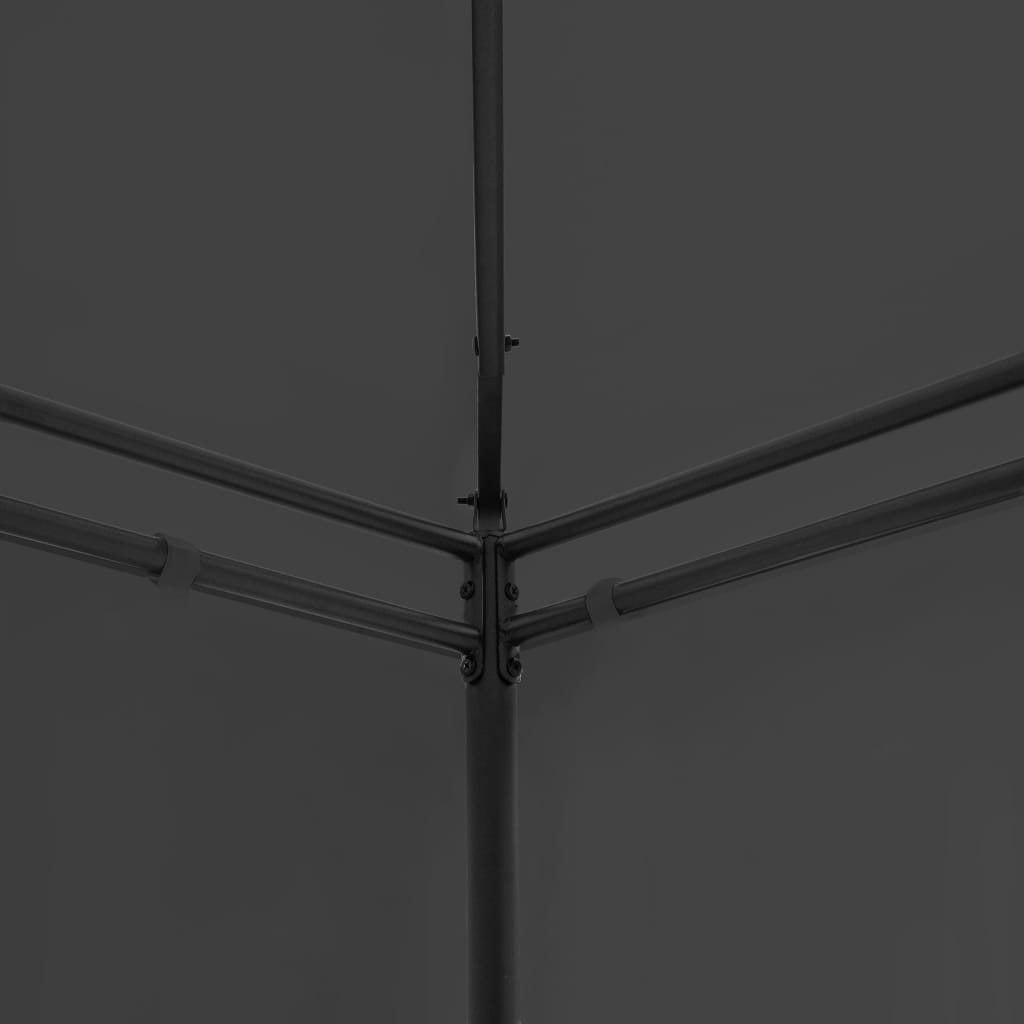 Pavėsinė, antracito spalvos, 600x298x270cm